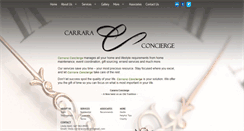 Desktop Screenshot of carraraconcierge.com